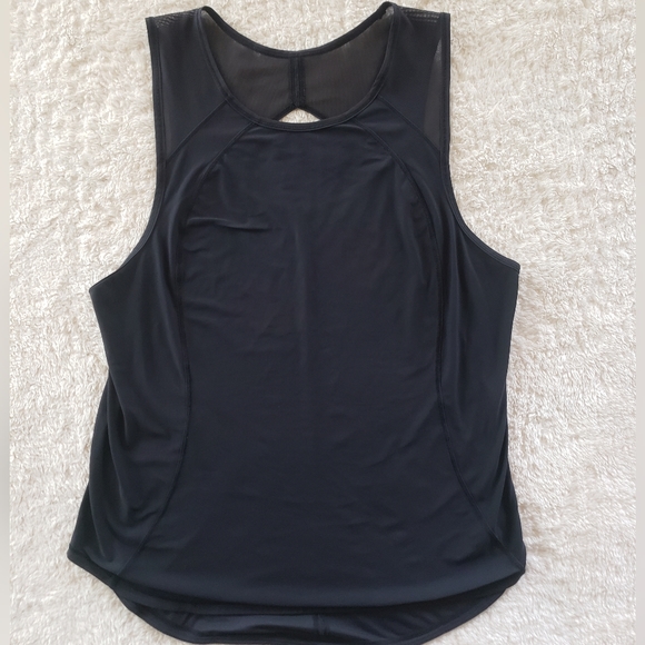 Lululemon athletica black mesh tank - Picture 1 of 8